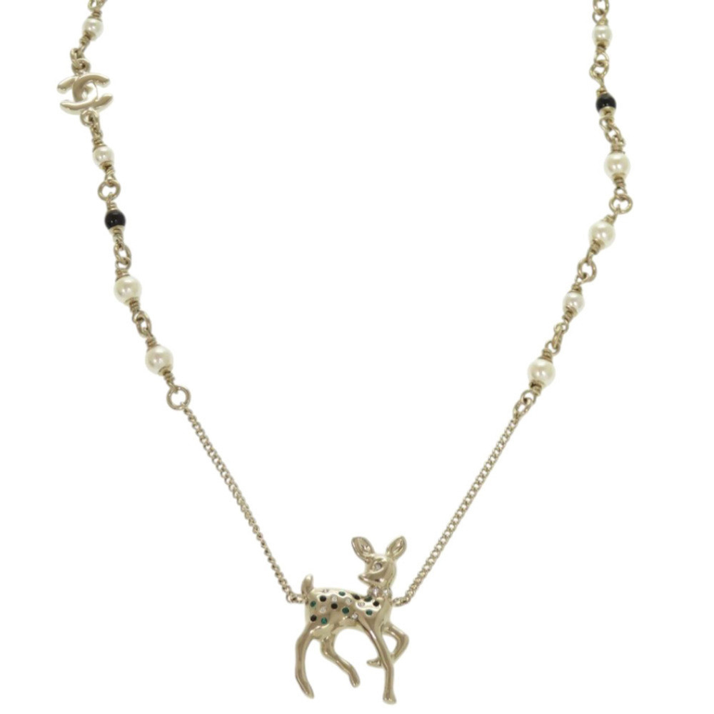CHANEL Gold Necklace